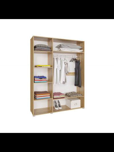 Ненси шкаф 3-х створчатый Венге/Белый глянец