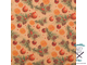 Бумага упаковочная крафтовая «Апельсины», 50 × 70 см, 1 лист