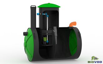 Септик Флагман 1,2 м3 (дачный) принудительный (без стоимости насоса)