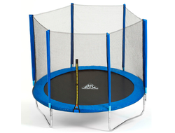 Батут DFC Trampoline Fitness с сеткой 16ft (синий)