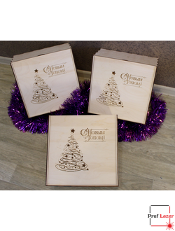 Новогодние подарочные коробки