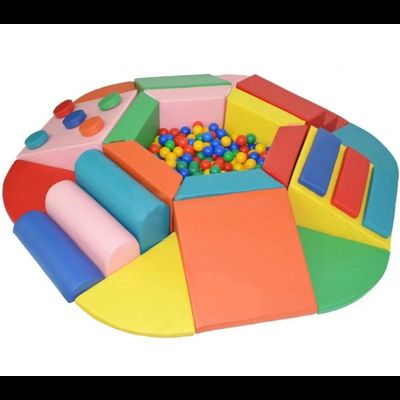 Детский игровой спортивный набор «Препятствие» 21эл., вместимость шаров 300-400шт.