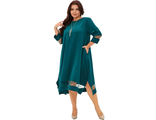 Вечернее праздничное платье Арт. 10078-7976 (Цвет зеленый) Размеры 50-64