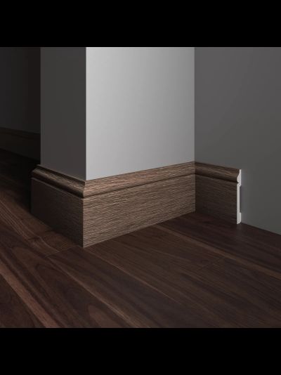 Напольный плинтус Decor-Dizayn 005-92SH, влагостойкий, ударопрочный, 2,4 метра