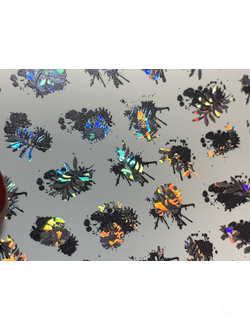 Голографический фольгированный слайдер GS-120