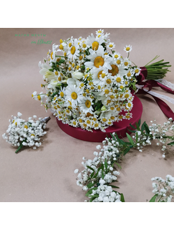 Букет невесты из ромашек