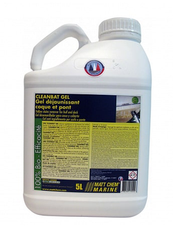 Очиститель от желтых пятен Matt Chem Marine Cleanbat-gel  для гелькоута и краски 5л
