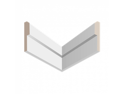 Универсальный элемент- Наличник (молдинг) для обрамления дверей, окон и любых проёмов из архитектурного ЛДФ- декора Ultrawood (Ультравуд) N 8513