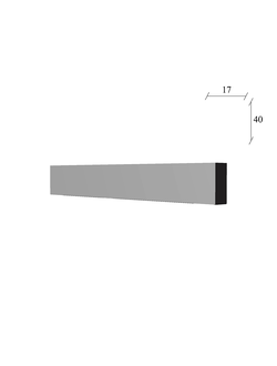 молдинг МЛ-110 гипсовый для стены