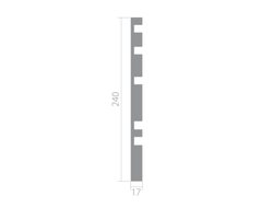 3d панель из архитектурного ЛДФ - декора Ultrawood UW 10 i (2000 х 240 х 17 мм.)