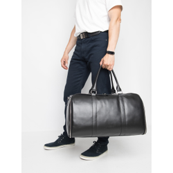 Кожаный портплед / дорожная сумка Goffredo 
Premium black (арт. 4045-51)
