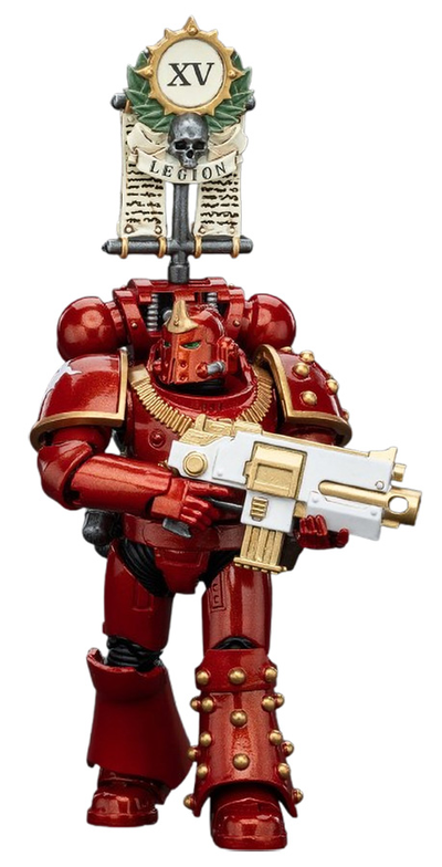 Знаменосец Тысячи Сынов (Warhammer Horus Heresy) - КОЛЛЕКЦИОННАЯ ФИГУРКА 1/18 Thousand sons Legion Legionary with Legion Vexilla (JT5796) - JOYTOY