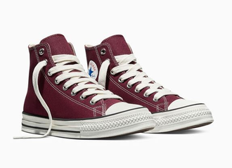 Кеды Converse All Star Бордовые высокие 139784F