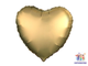 Сердце 53 см АССОРТИ  фольга  ( шар  + гелий + лента )
