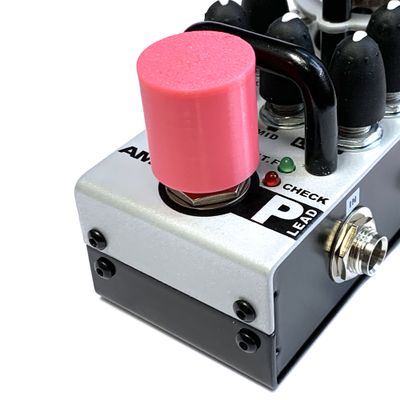 Насадка на кнопку педали эффектов, высокая (3D печать), 1 шт (розовая)