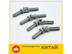!АНАЛОГ!  Комплект карданов 5,5L "ПАПА" CADA  АНАЛОГ LEGO Technic, 4 шт. , цвет Light Bluish Gray (UJ4)