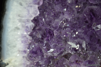 Аметист (разн. кварца), жеода в агате. 185*140*395мм (ААА)