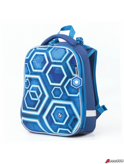 Ранец BRAUBERG PREMIUM, 2 отделения, с брелоком, для мальчиков, «Техно», 38×29×18 см. 227812