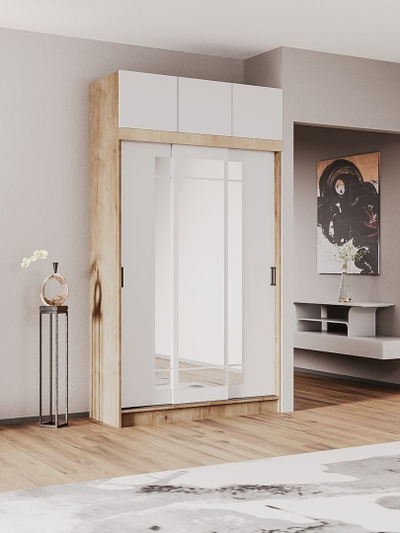 Шкаф-купе "Тайм-4" (Бруно4) с антресолью  (ЭРА)