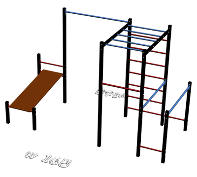 Спортивная площадка Workout W165