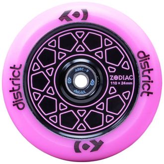 Купить колесо District Zodiac (розовое) для трюковых самокатов в Иркутске
