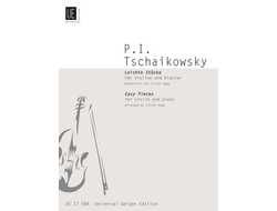 Tschaikowsky,  Leichte Stucke : fur Violine und  Klavier