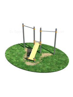 Спортивный комплекс Sv Sport Workout скамья для пресса и два турника ВОРК47