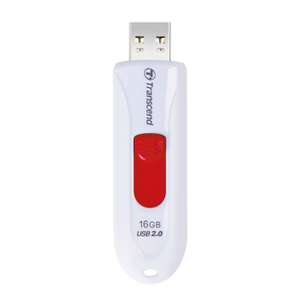 Флеш-память Transcend JetFlash 590, 16Gb, USB 2.0, красный, TS16GJF590W