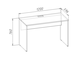 АМЕЛИ Стол письменный С-1200 с ящиками