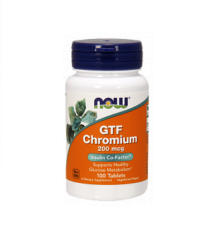(NOW FOODS) GTF CHROMIUM - (200 MCG)
