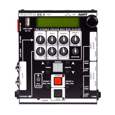 AMT EgoGig EG-4 - 4-х канальный концертный WAV &amp; MIDI плеер [БП в комплекте!]
