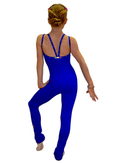 КОМБИНЕЗОН С V ЛЯМКАМИ И SWAROVSKI.  (арт 501)