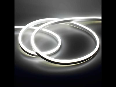 Гибкий светодиодный неон 2835 120LED/m 8x16мм 12V IP65 White односторонний
