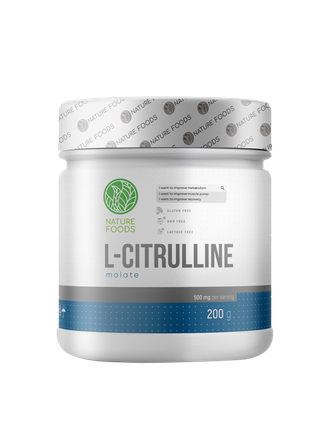 (Nature Foods) L-Citrulline Malate - (200 гр) - (натуральный)