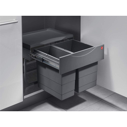 ВСТРАИВАЕМОЕ ВЕДРО ДЛЯ МУСОРА 30Л SPACE SAVING HAILO