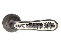 Ручки винтажные Alivio черненое серебро/эмаль