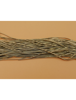 Канитель мягкая, цвет античная бронза, 1 мм