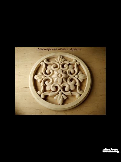 Carved decorative pattern for CNC
