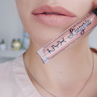 Жидкая матовая помада NYX Lip Lingerie 03 Lace Detail