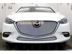 Защита радиатора Mazda 3 2019- chrome низ
