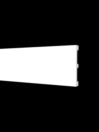 Напольный плинтус Decor-Dizayn DD710, для покраски, влагостойкий, ударопрочный, 2 метра