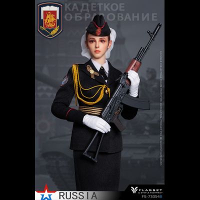 ПРЕДЗАКАЗ - Девушка-кадет - Коллекционная ФИГУРКА 1/6 Russian female soldiers Ninth Women's Military Academy (FS-73054B) - FLAGSET ?ЦЕНА: 18900 РУБ.?