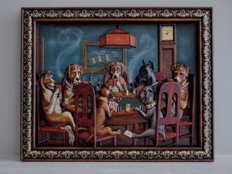 Панно Собаки играют в покер