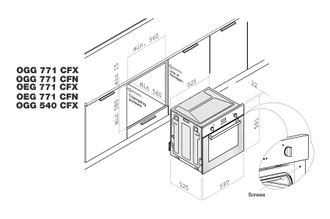 Газовый духовой шкаф Korting OGG 771 CFN