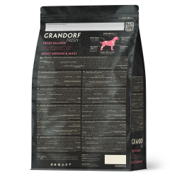 Grandorf Fresh сухой корм для собак средних и крупных пород с лососем и бататом, 1 кг