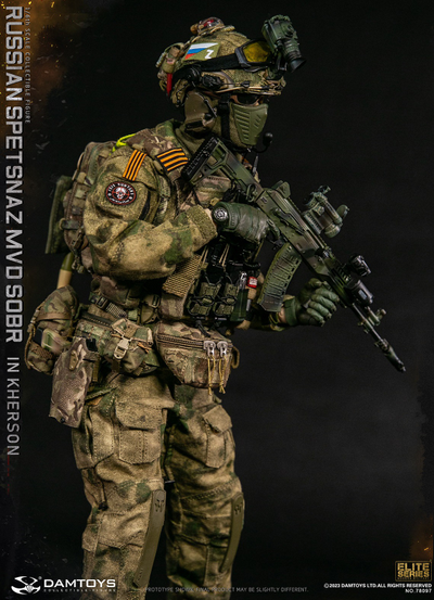 ПОВРЕЖДЕНА КОРОБКА - Спецназ СОБР - КОЛЛЕКЦИОННАЯ ФИГУРКА 1/6 RUSSIAN SPETSNAZ MVD SOBR IN KHERSON (78097) - DAMTOYS