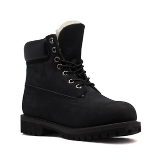 Timberland Классика Черные/мех (41-45) Арт. 006