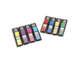 Клейкие закладки Post-it пластиковые 4 цвета по 24 листа в форме стрелки 11.9х43.2 мм в диспенсерах