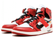 Nike Air Jordan Retro High 1 x OFF White (красные с белым)