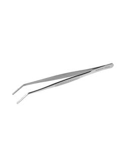 Пинцет 25см нерж. изогнутый "Luxstahl"